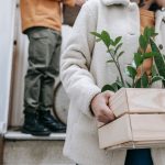 Sürdürülebilir paketleme malzemeleriyle taşınan bir ev